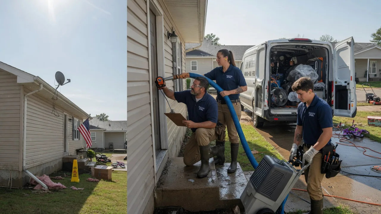 Ceiling Water Damage Restoration in Savoy, IL near me